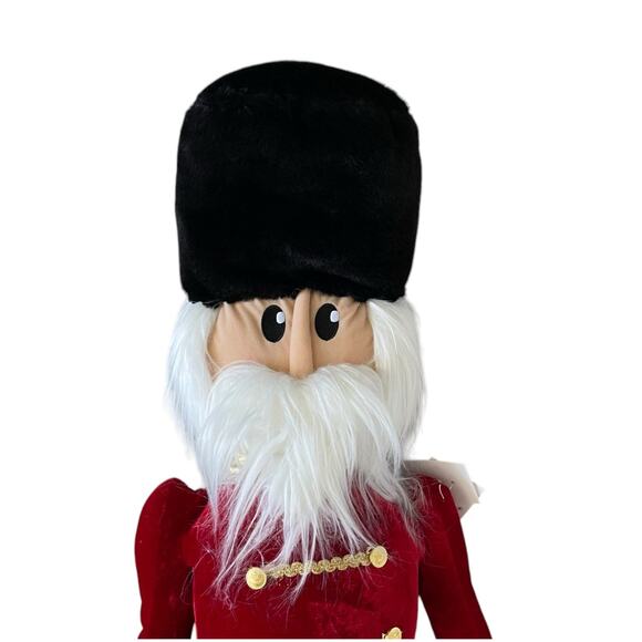 34th & Pine Oversized Nutcracker Soldier Pillow 45in Christmas Viral Tik Tok NEW - Picture 2 of 7